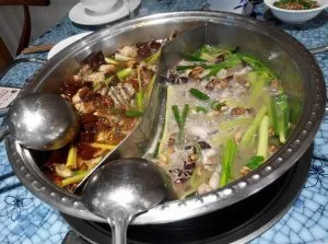 深圳 香蜜湖 蜀一蜀二 田雞火鍋