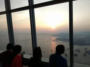 Morgan香港生活記事20 - 九龍天際100 (香港環球貿易廣場，490米)