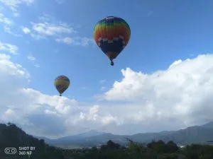 雲南 騰沖 火山、熱海溫泉、熱氣球