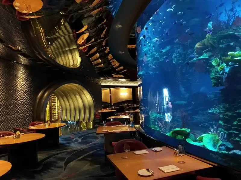 杜拜 帆船七星酒店 Al Mahara 海底餐廳