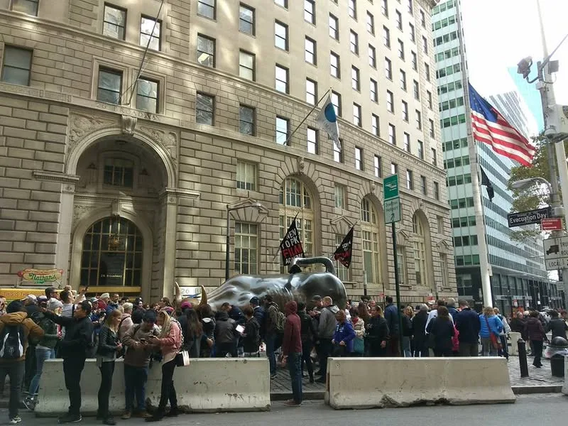 美國 紐約 華爾街、自由女神像、中國城