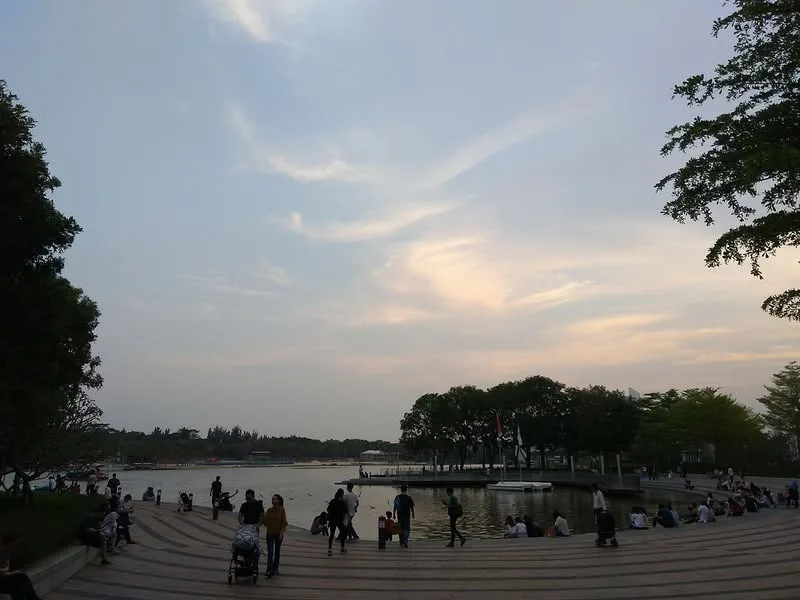 深圳 歡樂海岸 碼頭向晚