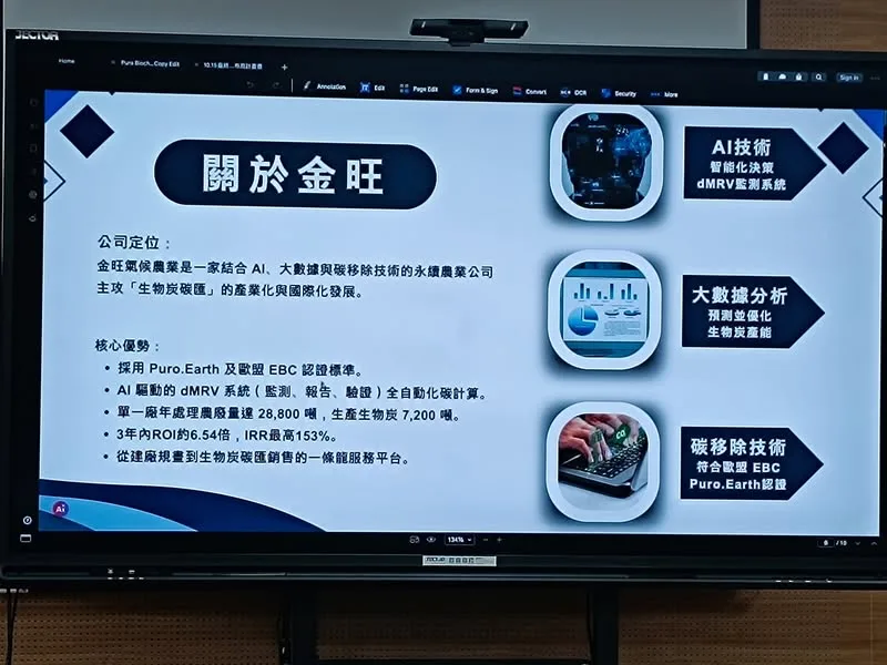 台北 digiblock C數位創新基地-金旺氣候農業科技