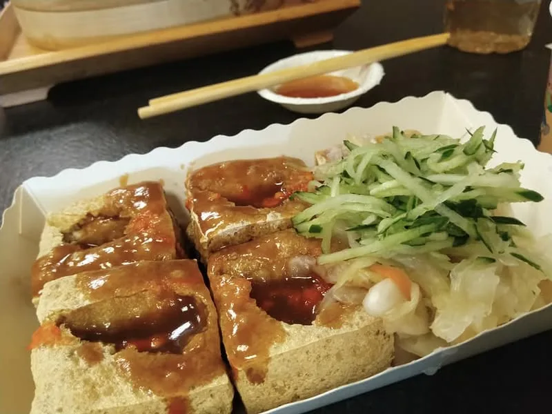 台中 美村路 梁婆婆 臭豆腐