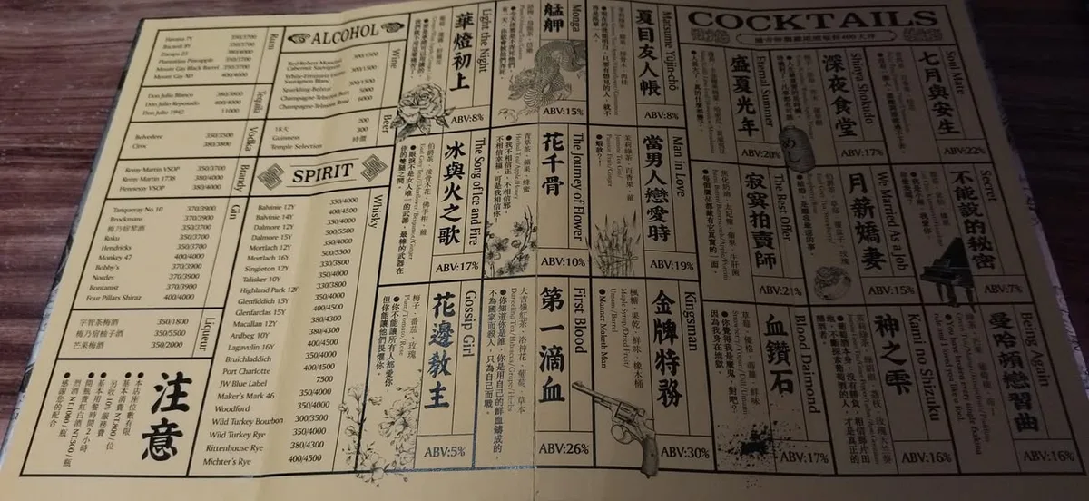 台北 隱寺餐酒館 (永久歇業)