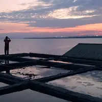 越南 北越海防，塗山向晚～