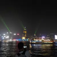 香港 彌敦道 頂好海鮮酒樓、黃大仙廟求籤、 太平山頂看風景、翠華茶餐廳下午茶、 晚上星光大道、維多利亞港 幻彩詠香江秀 2